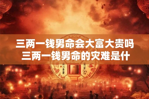 三两一钱男命会大富大贵吗 三两一钱男命的灾难是什么