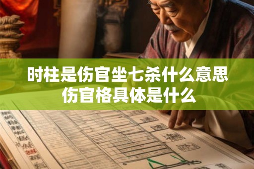时柱是伤官坐七杀什么意思 伤官格具体是什么