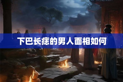 下巴长痣的男人面相如何