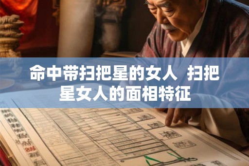 命中带扫把星的女人  扫把星女人的面相特征