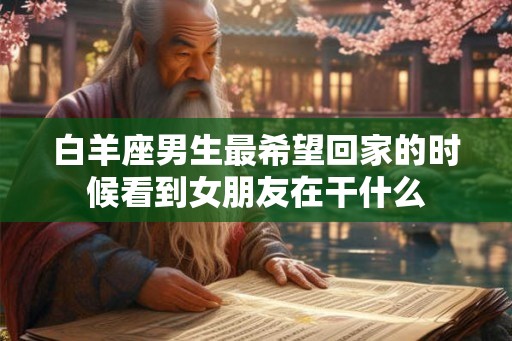 白羊座男生最希望回家的时候看到女朋友在干什么