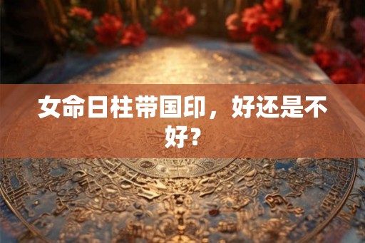 女命日柱带国印，好还是不好？
