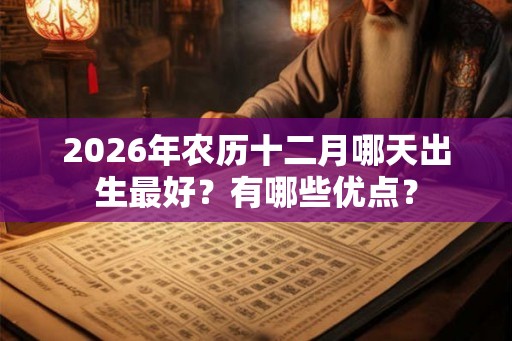 2026年农历十二月哪天出生最好？有哪些优点？