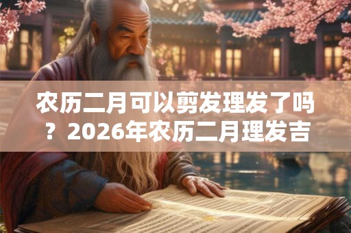 农历二月可以剪发理发了吗？2026年农历二月理发吉日