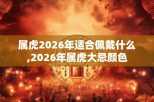 属虎2026年适合佩戴什么,2026年属虎大忌颜色 属虎2026年适合佩戴什么,2026年属虎大忌颜色