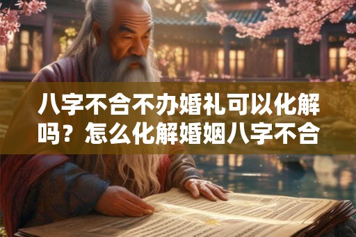 八字不合不办婚礼可以化解吗？怎么化解婚姻八字不合？
