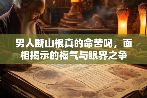 男人断山根真的命苦吗，面相揭示的福气与眼界之争