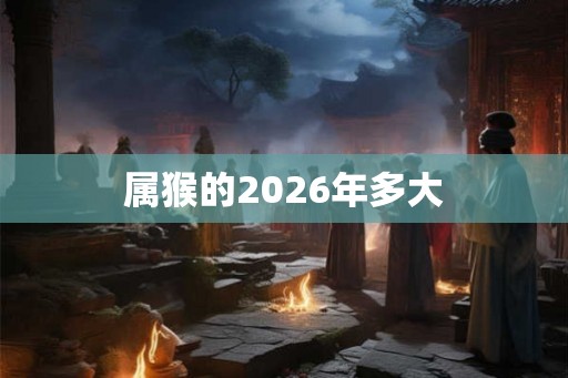 属猴的2026年多大