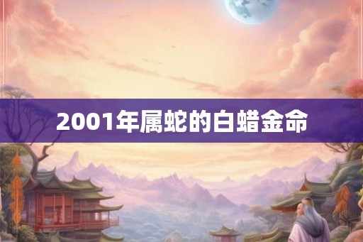 2001年属蛇的白蜡金命