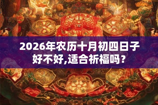 2026年农历十月初四日子好不好,适合祈福吗？