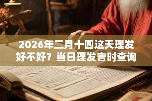 2026年二月十四这天理发好不好？当日理发吉时查询