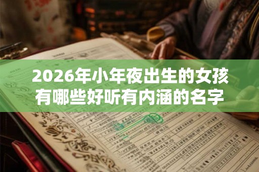 2026年小年夜出生的女孩有哪些好听有内涵的名字 2026年小年夜出生的女孩有哪些好听有内涵的名字