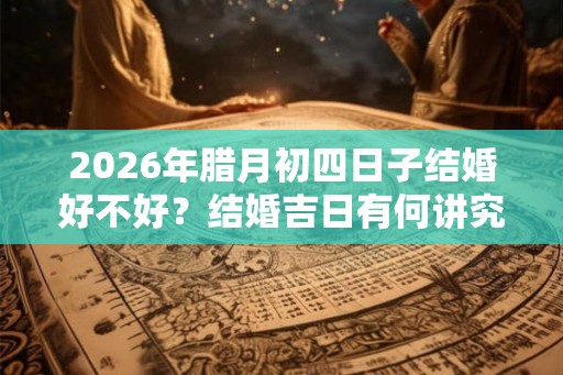 2026年腊月初四日子结婚好不好?结婚吉日有何讲究? 2026年腊月初四日子结婚好不好?结婚吉日有何讲究?