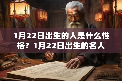 1月22日出生的人是什么性格?1月22日出生的名人 1月22日出生的人是什么性格?1月22日出生的名人