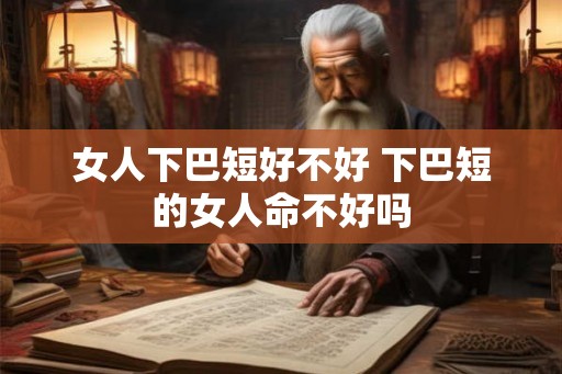 女人下巴短好不好 下巴短的女人命不好吗