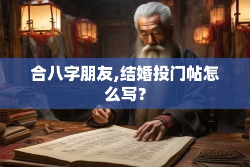 合八字朋友,结婚投门帖怎么写？