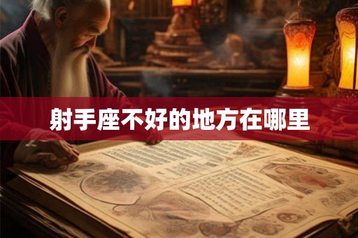射手座不好的地方在哪里
