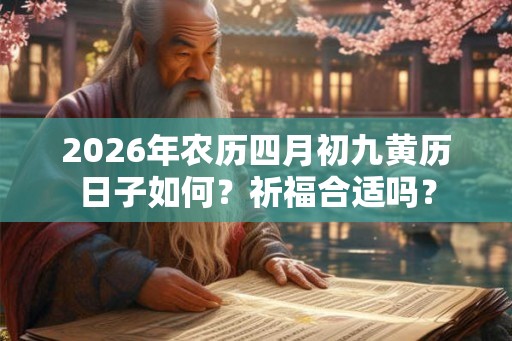 2026年农历四月初九黄历日子如何？祈福合适吗？
