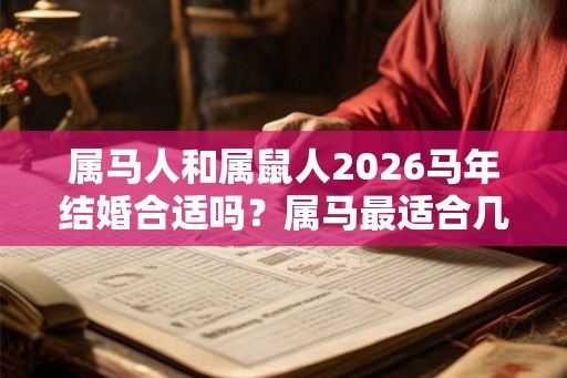 属马人和属鼠人2026马年结婚合适吗?属马最适合几月结婚? 属马人和属鼠人2026马年结婚合适吗?属马最适合几月结婚?