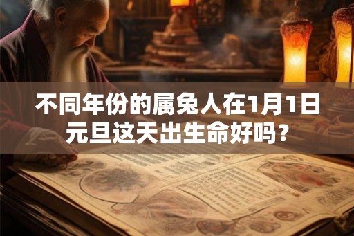 不同年份的属兔人在1月1日元旦这天出生命好吗？