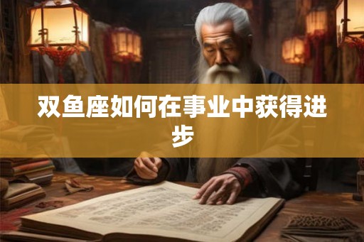 双鱼座如何在事业中获得进步