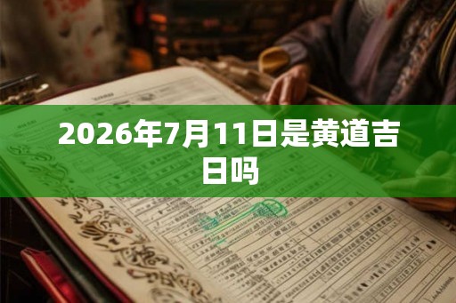 2026年7月11日是黄道吉日吗