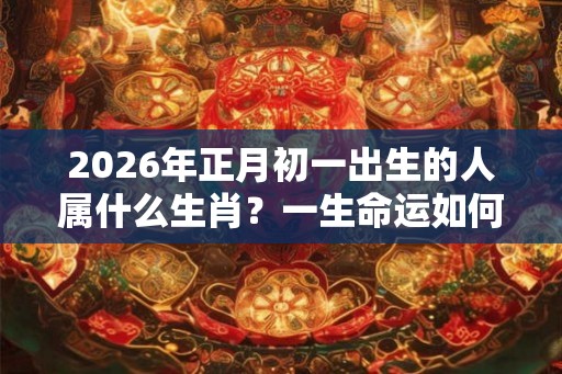 2026年正月初一出生的人属什么生肖?一生命运如何? 2026年正月初一出生的人属什么生肖?一生命运如何?