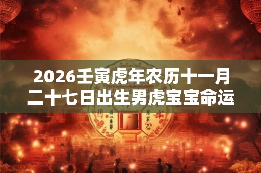 2026壬寅虎年农历十一月二十七日出生男虎宝宝命运如何？