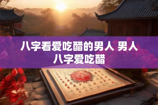 八字看爱吃醋的男人 男人八字爱吃醋