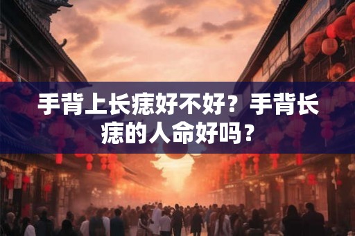 手背上长痣好不好?手背长痣的人命好吗? 手背上长痣好不好?手背长痣的人命好吗?