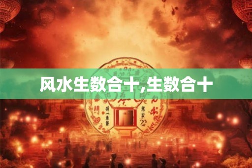风水生数合十,生数合十