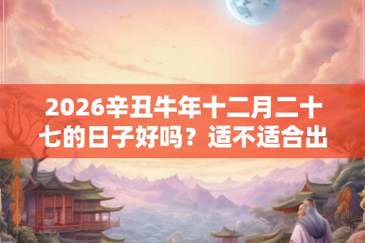 2026辛丑牛年十二月二十七的日子好吗？适不适合出行？
