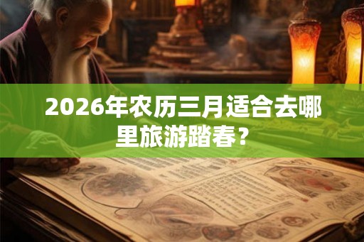 2026年农历三月适合去哪里旅游踏春？