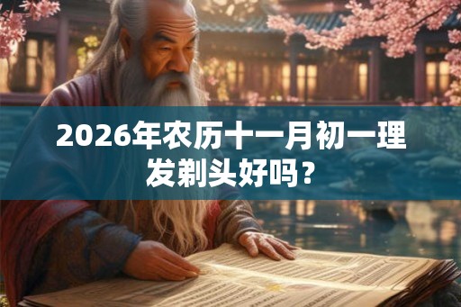 2026年农历十一月初一理发剃头好吗？