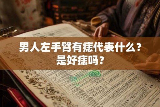 男人左手臂有痣代表什么？是好痣吗？
