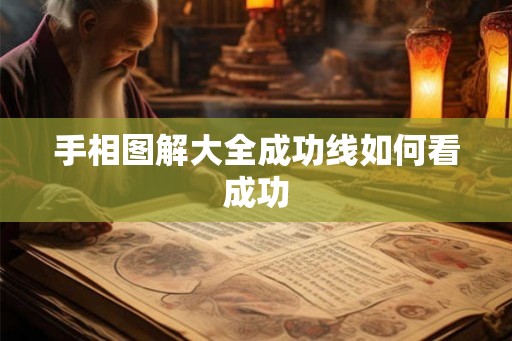 手相图解大全成功线如何看成功