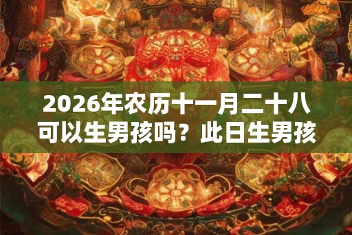 2026年农历十一月二十八可以生男孩吗？此日生男孩命运？