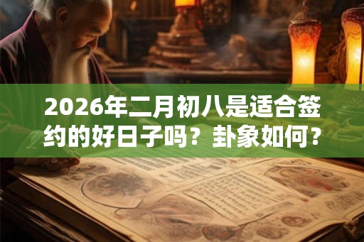 2026年二月初八是适合签约的好日子吗？卦象如何？