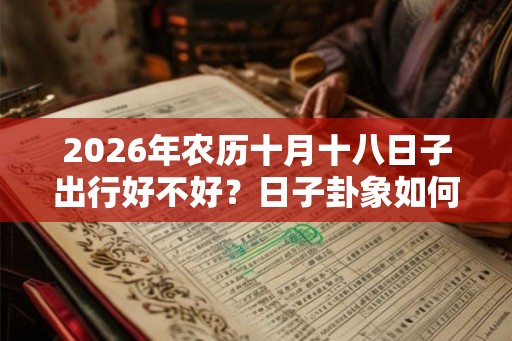 2026年农历十月十八日子出行好不好？日子卦象如何？