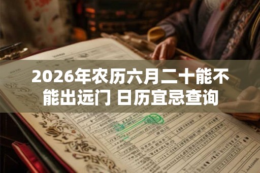 2026年农历六月二十能不能出远门 日历宜忌查询 2026年农历六月二十能不能出远门 日历宜忌查询