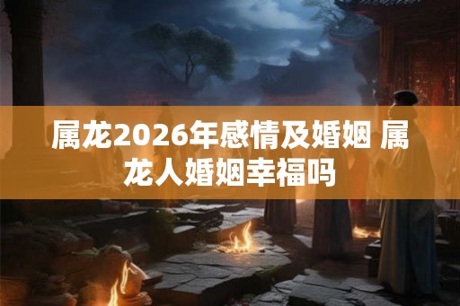 属龙2026年感情及婚姻 属龙人婚姻幸福吗