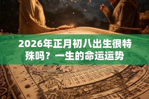 2026年正月初八出生很特殊吗？一生的命运运势