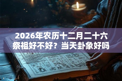2026年农历十二月二十六祭祖好不好？当天卦象好吗？