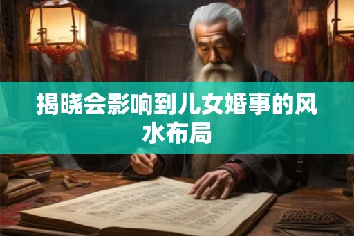 揭晓会影响到儿女婚事的风水布局 揭晓会影响到儿女婚事的风水布局