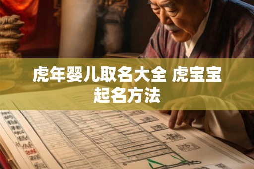 虎年婴儿取名大全 虎宝宝起名方法