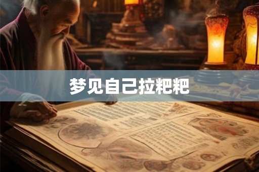 梦见自己拉粑粑