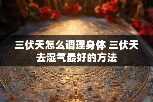 三伏天怎么调理身体 三伏天去湿气最好的方法 三伏天怎么调理身体 三伏天去湿气最好的方法
