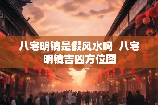 八宅明镜是假风水吗 八宅明镜吉凶方位图 八宅明镜是假风水吗 八宅明镜吉凶方位图