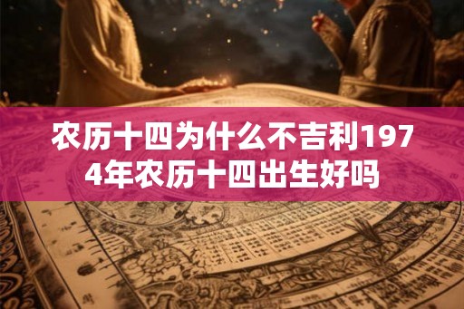 农历十四为什么不吉利1974年农历十四出生好吗