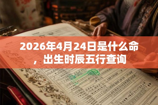 2026年4月24日是什么命，出生时辰五行查询